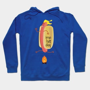 IMA HOT DOG jumping fire Hoodie